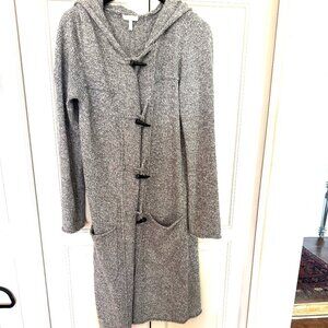 Joie Long Hooded Sweater Jacket